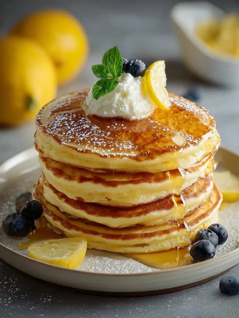 Lemon Ricotta Pancakes First Image