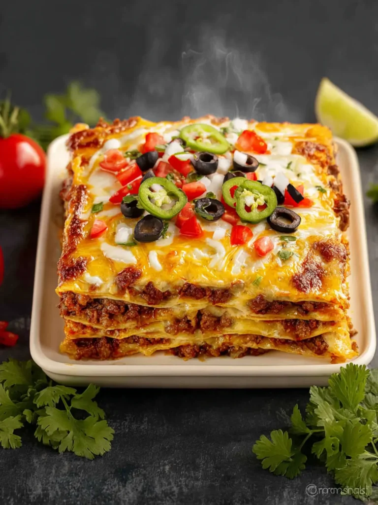 Taco Lasagna Recipe First Image