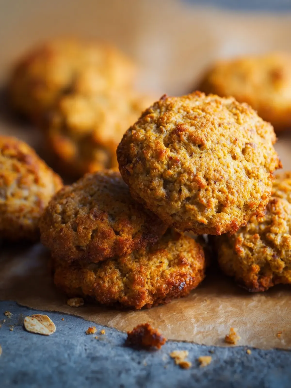 Healthy Banana Cookies (Soft, Oil-Free, Made with Almond Flour) First Image