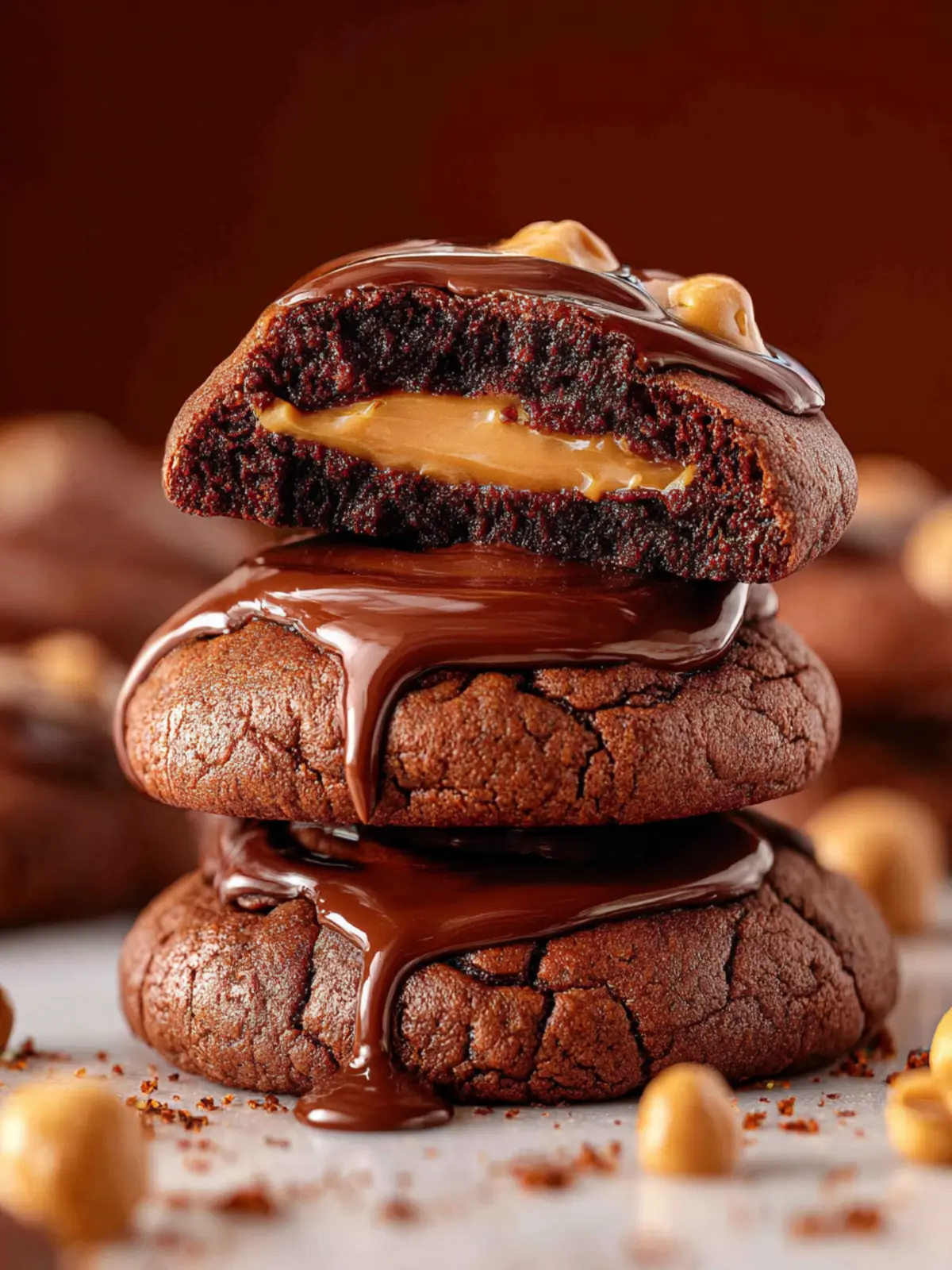 Buckeye Brownie Cookies First Image