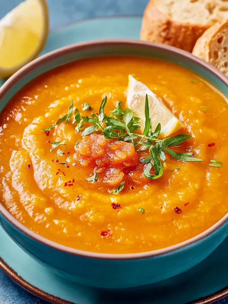Armenian Apricot and Red Lentil Soup First Image