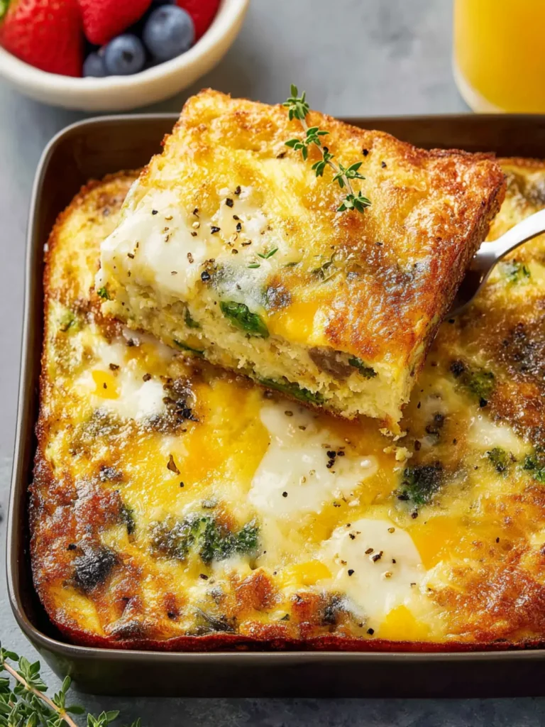 Maple Sage Chicken & Veggie Egg Bake First Image