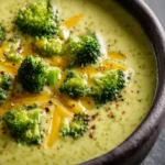 Vegan Broccoli Cheddar Soup Recipe First Image