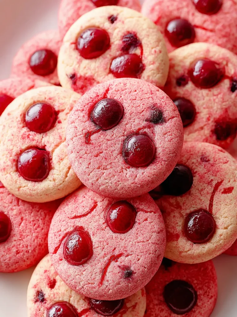 Irresistible Maraschino Cherry Sugar Cookies Recipe First Image