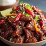 Easy Crispy Chilli Beef: Sweet, Spicy & Perfectly Crunchy First Image