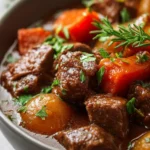 Slow Cooked Paleo Crockpot Stew Recipe First Image