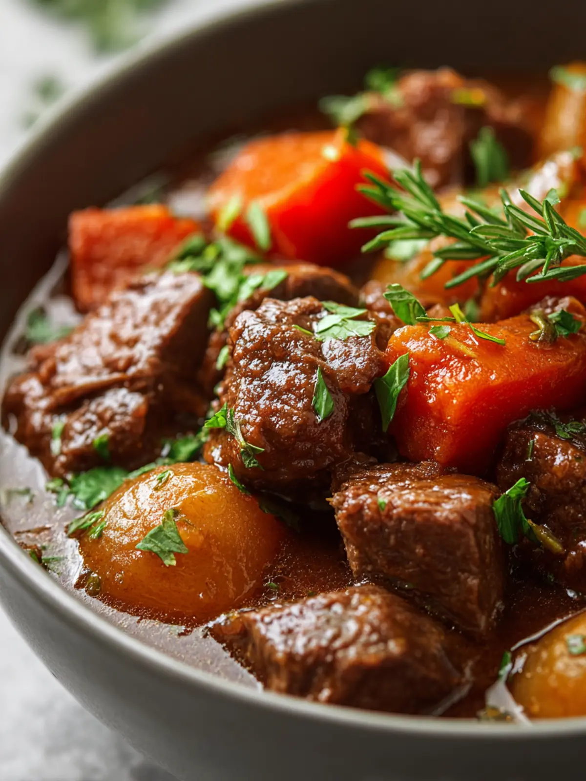 Slow Cooked Paleo Crockpot Stew Recipe First Image