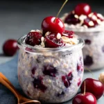 Delightful Cherry Overnight Oats: Quick & Nutritious Recipe First Image