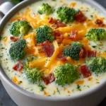 Keto Broccoli Cheese Soup First Image