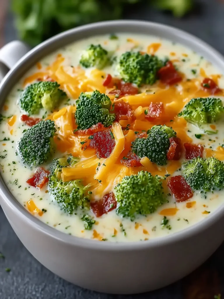 Keto Broccoli Cheese Soup First Image