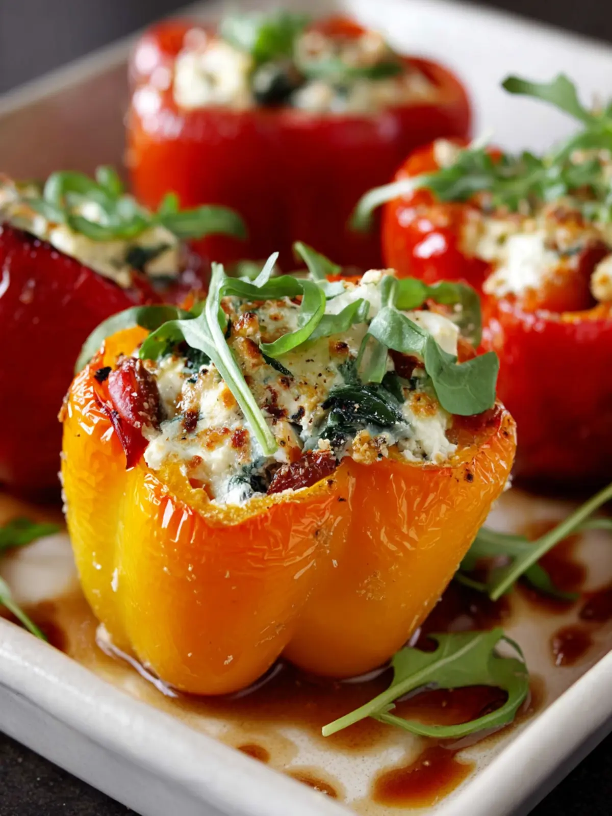 Vegetarian Stuffed Peppers First Image