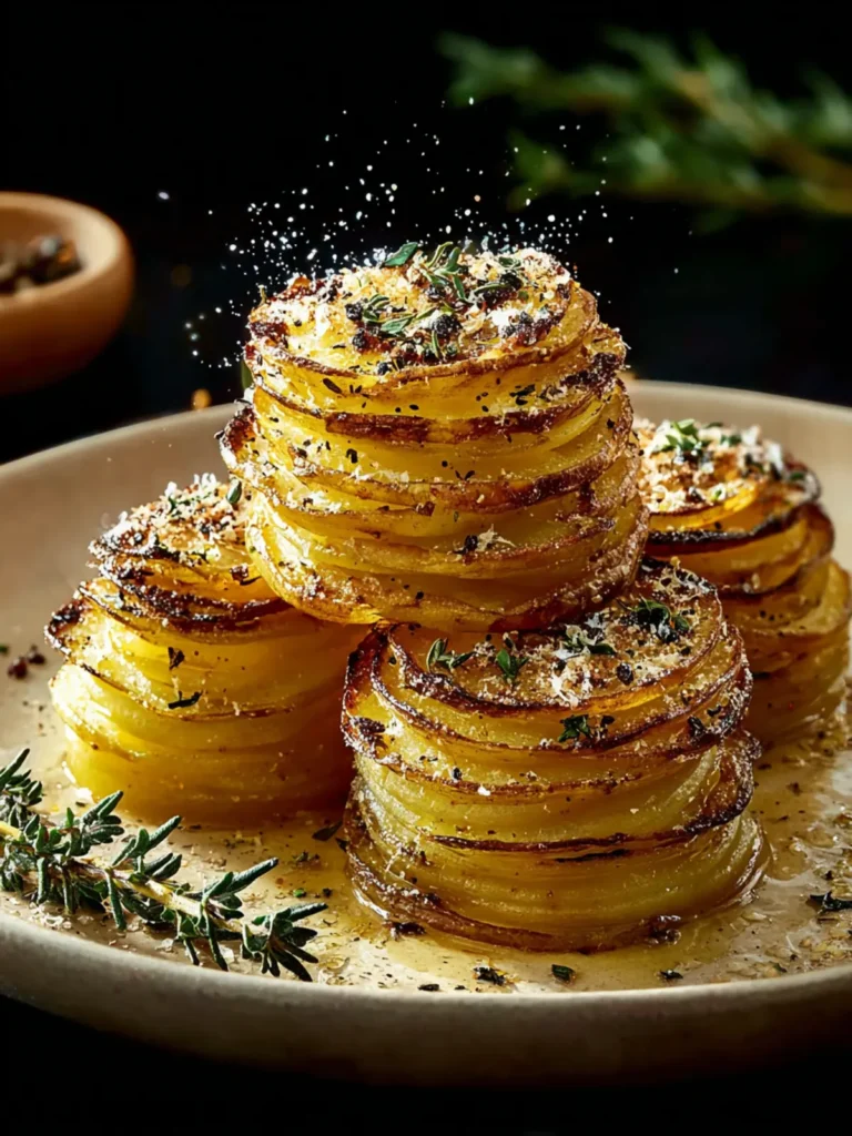 Truffle Parmesan Potato Stacks First Image