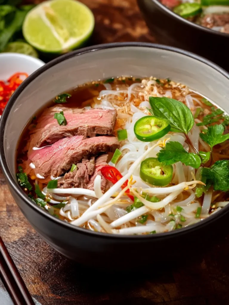 Prime Rib Pho Noodle Soup (Pho Bo) First Image