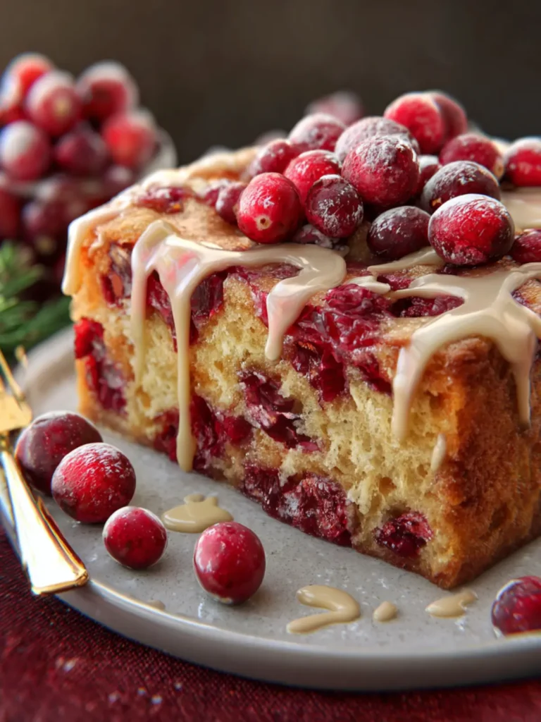 Cranberry Christmas Cake First Image