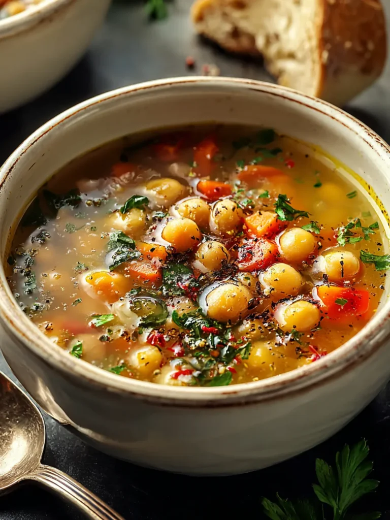 Cozy Chickpea and White Bean Soup Recipe for Comfort First Image
