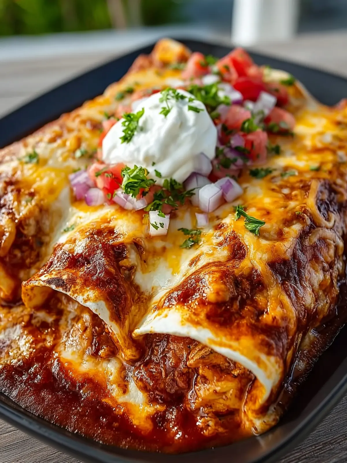 Cheesy Chicken Enchiladas First Image