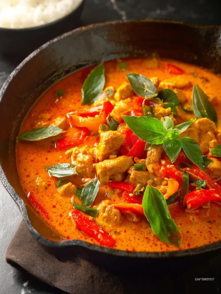 Best Thai Panang Chicken Curry First Image