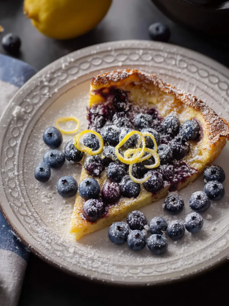 Blueberry Lemon Dutch Baby First Image