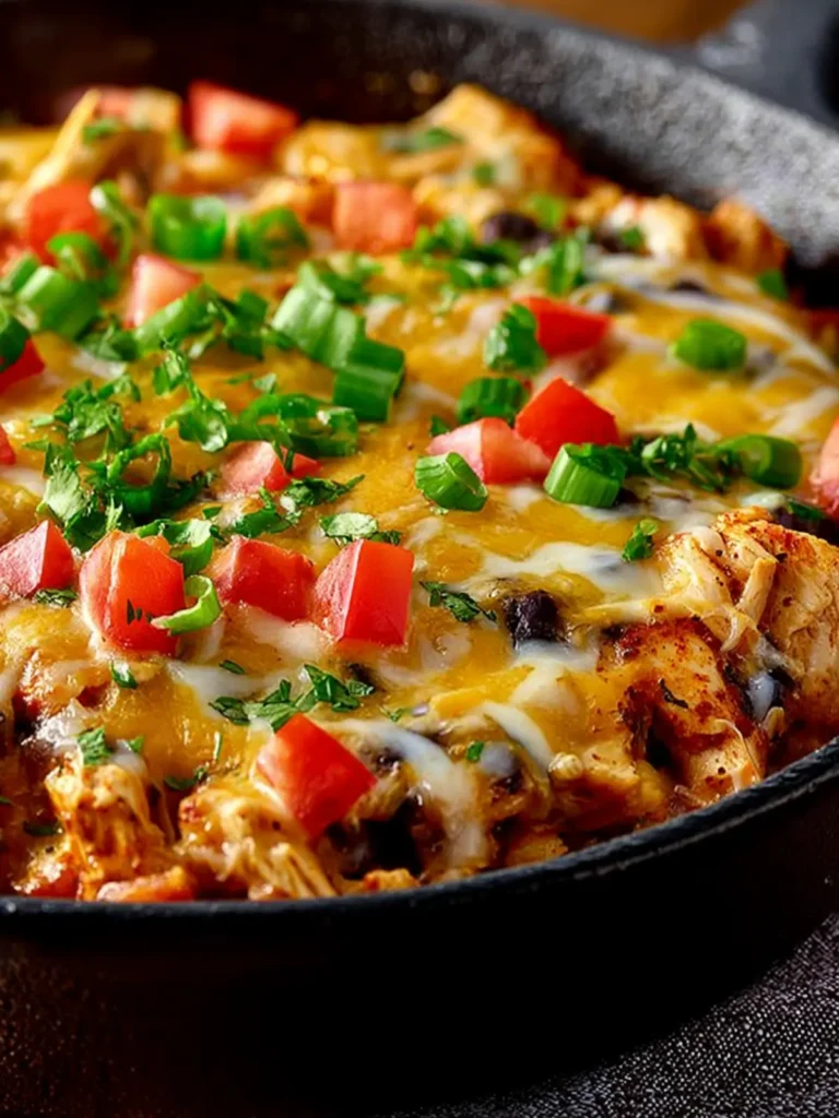 Cheesy Chicken Burrito Skillet First Image