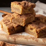 Cinnamon Sugar Blondies First Image
