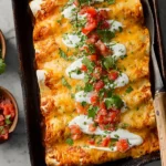 Cream Cheese Chicken Enchiladas First Image