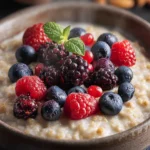 Creamy Millet Porridge With Berries: A Cozy Breakfast Delight First Image