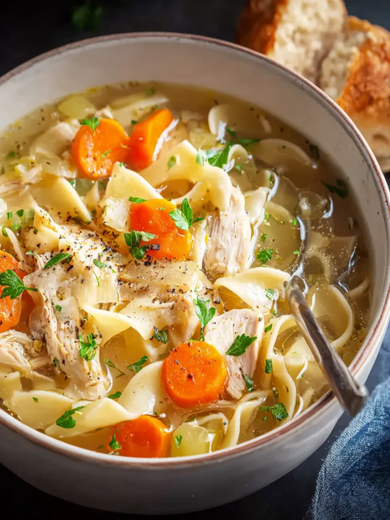 Crockpot Chicken Noodle Soup First Image