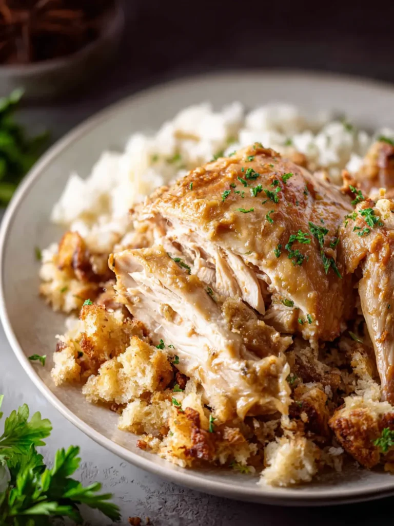 Crockpot Chicken and Stuffing First Image