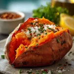 Easy Baked Sweet Potato First Image