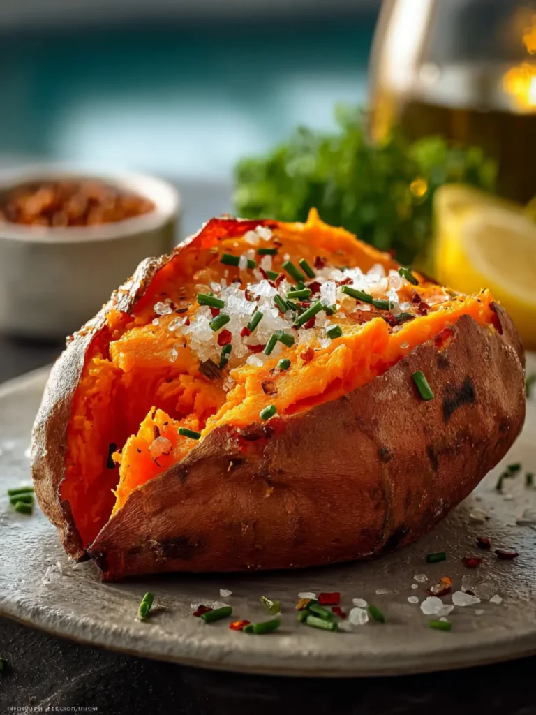 Easy Baked Sweet Potato First Image
