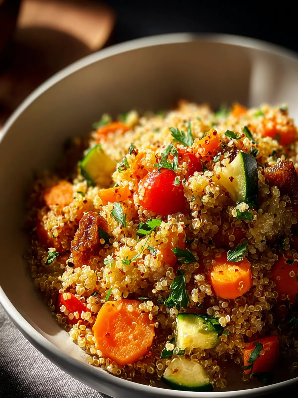 Irresistible Quinoa Vegetable Pilaf Recipe for Comfort Food First Image