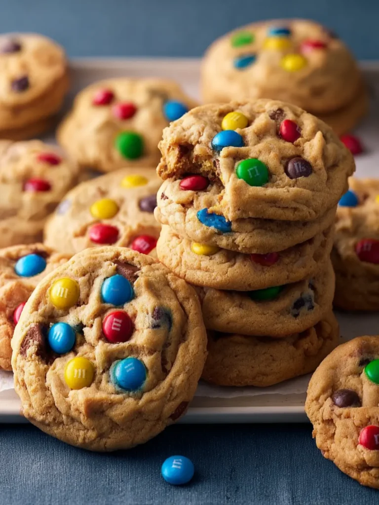Peanut Butter M&M Cookies First Image