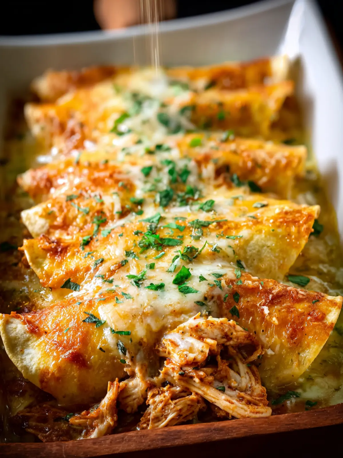 Shredded Rotisserie Chicken Enchiladas Recipe First Image