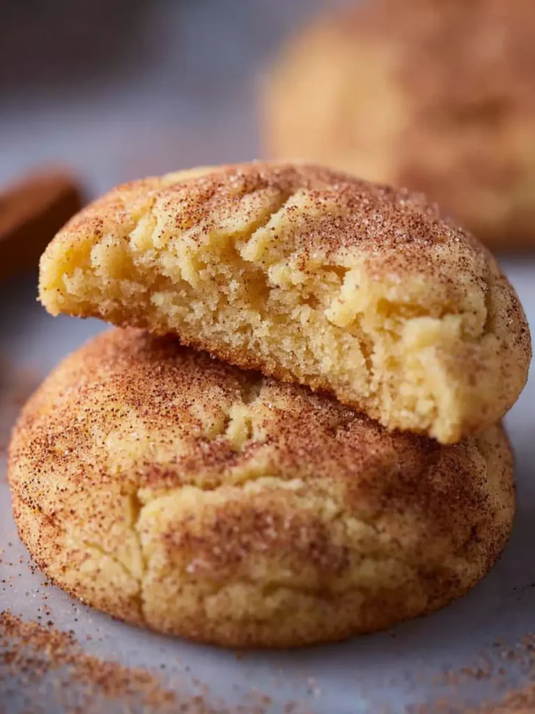 The Best Small Batch Snickerdoodle Cookies First Image