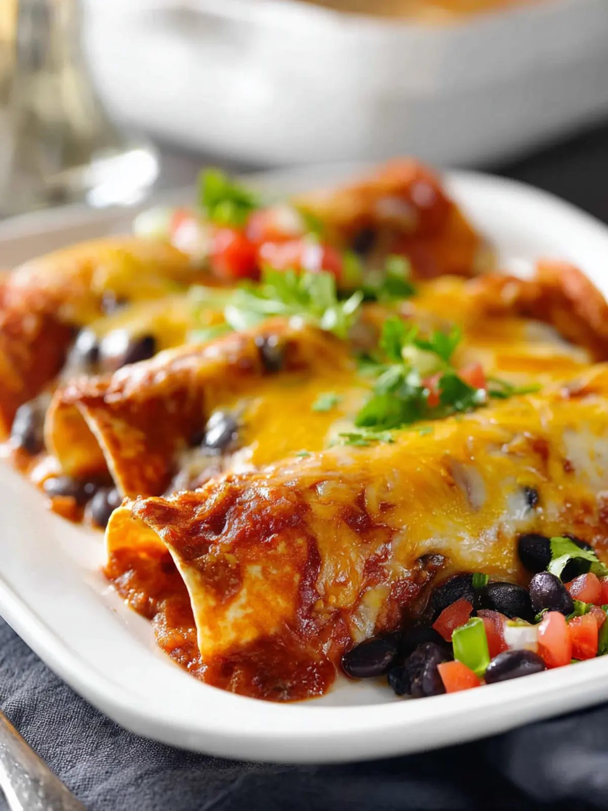 Three Bean Enchiladas First Image