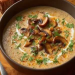 Rich Creamy Mushroom Soup First Image