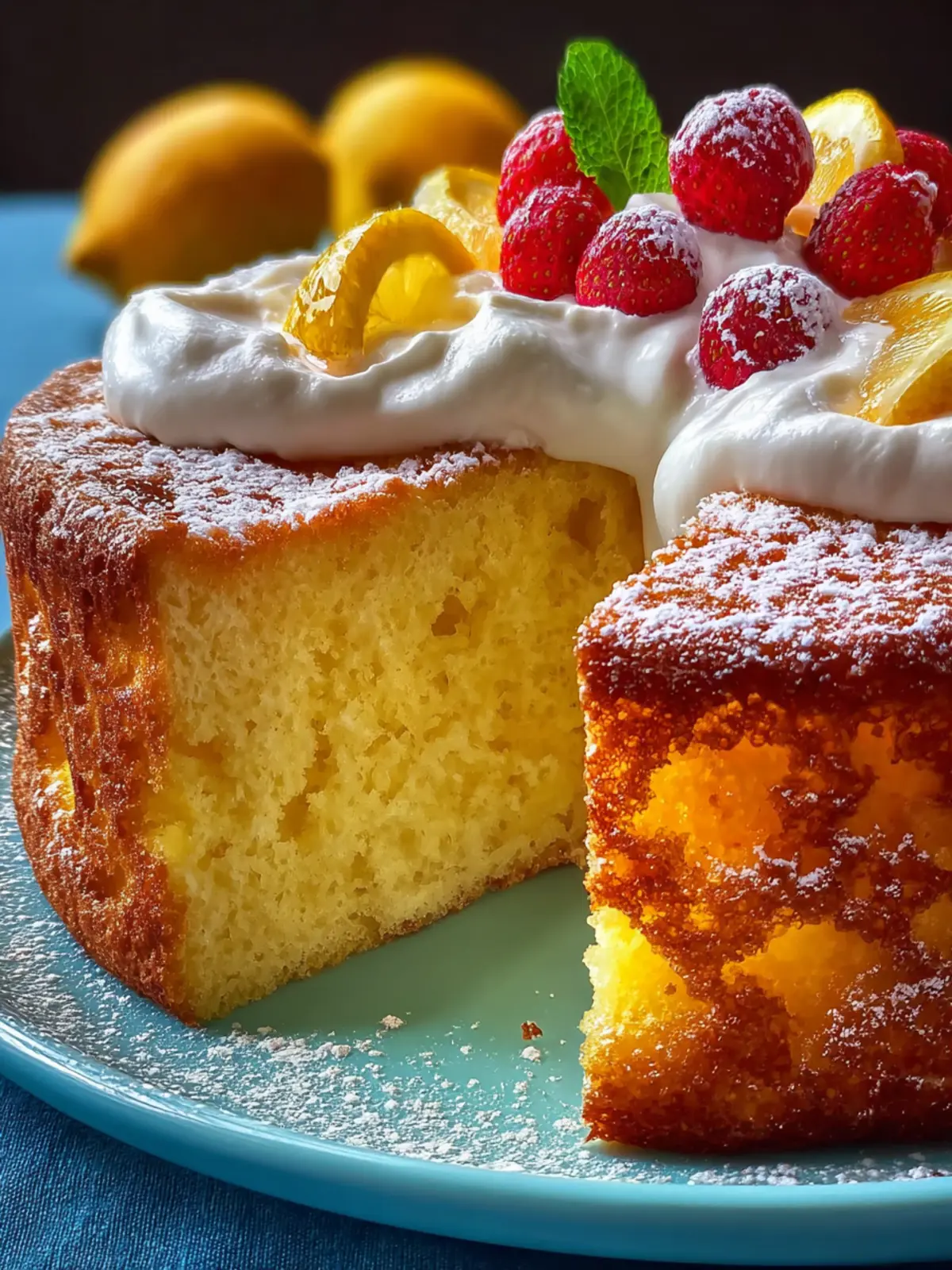Light & Fluffy Yogurt Cloud Cake First Image