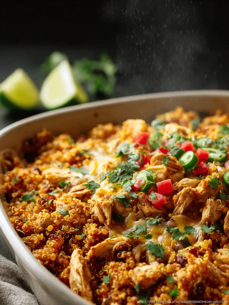 Chipotle Quinoa Casserole with Chicken First Image
