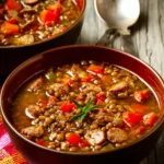 Sausage and Lentil Soup First Image