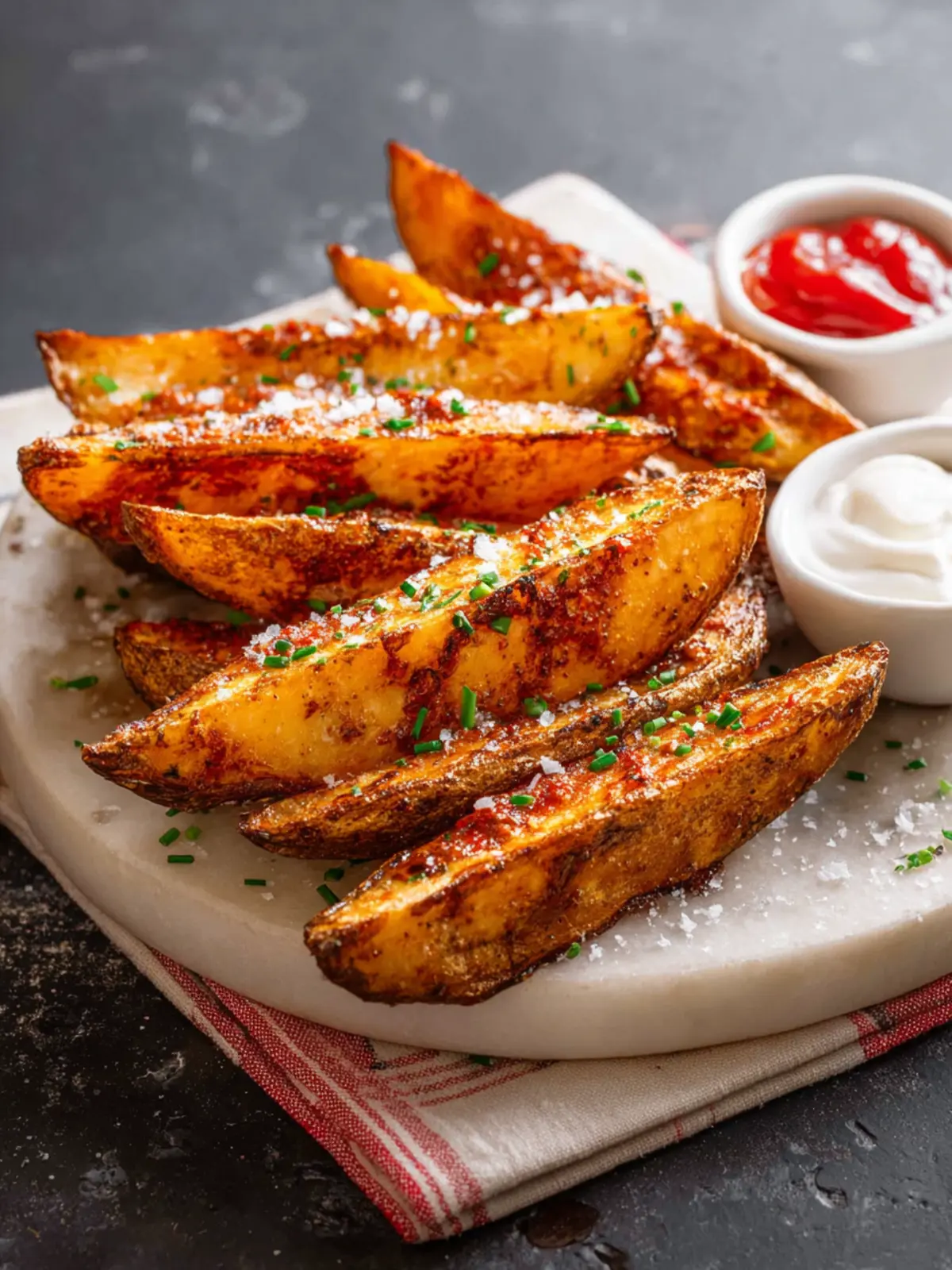 Baked Potato Wedges First Image