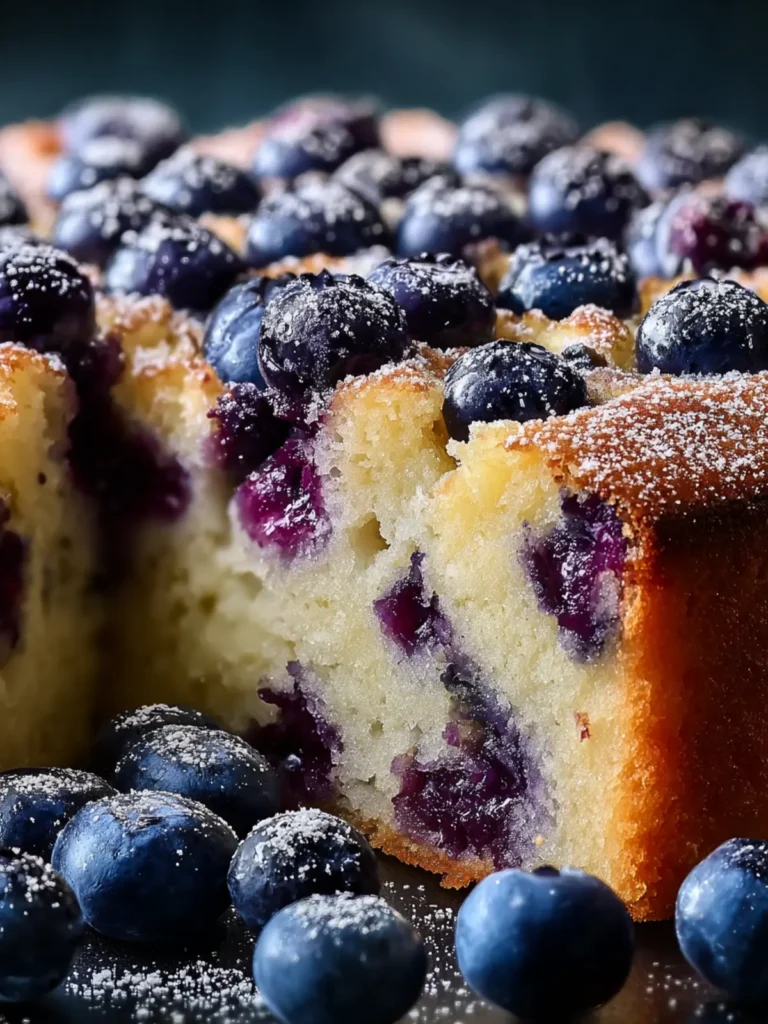 Blueberry Ricotta Cake Recipe First Image