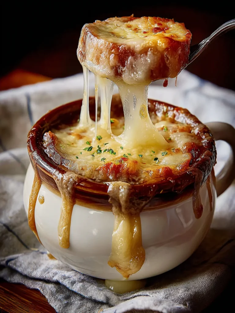 Classic French Onion Soup Recipe with Gruyère First Image