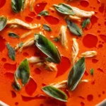 Creamy Tomato Basil Chicken Soup First Image