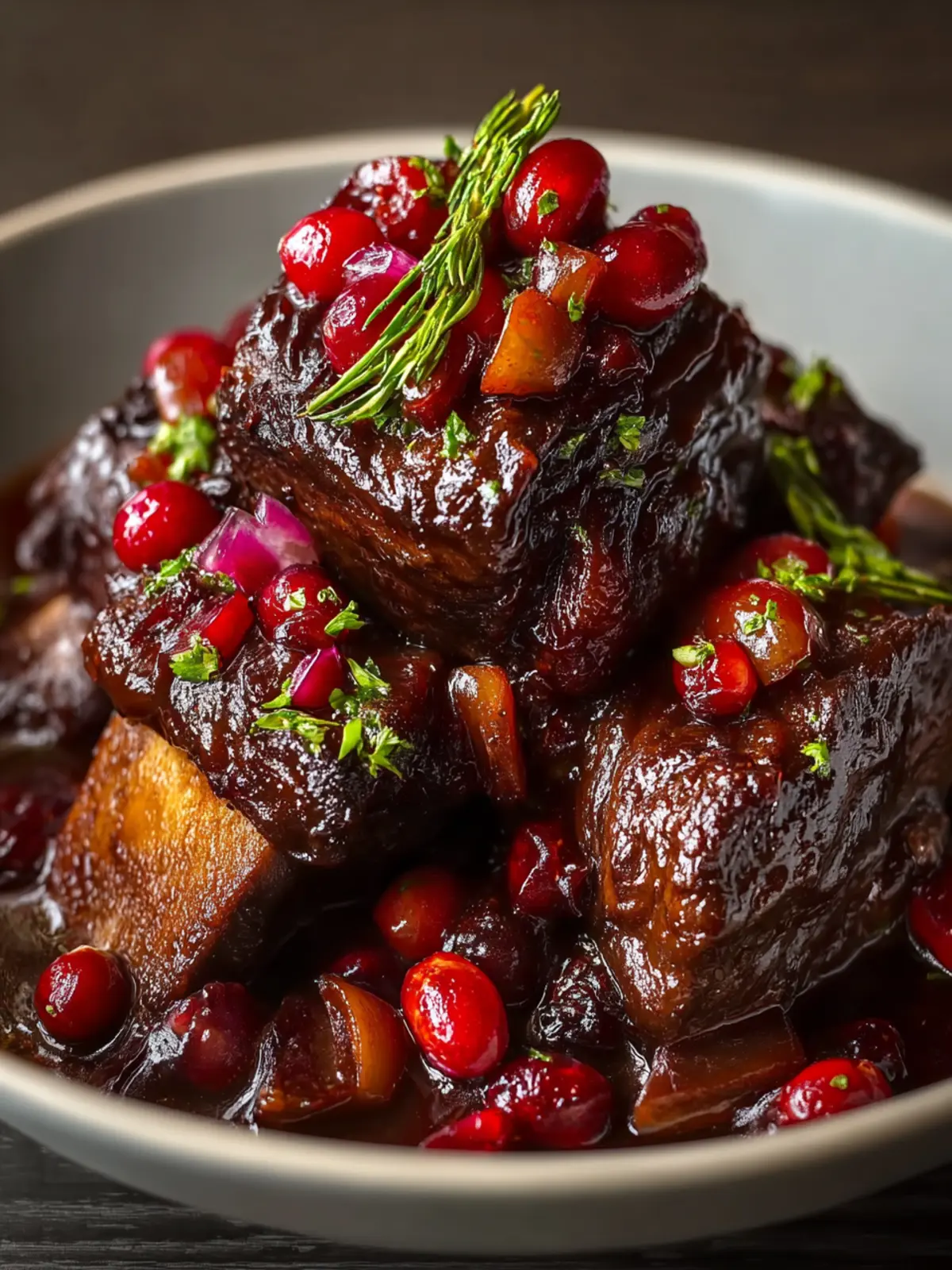Crockpot Cranberry Beef Short Ribs: Juicy & Irresistibly Easy