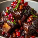 Crockpot Cranberry Beef Short Ribs First Image