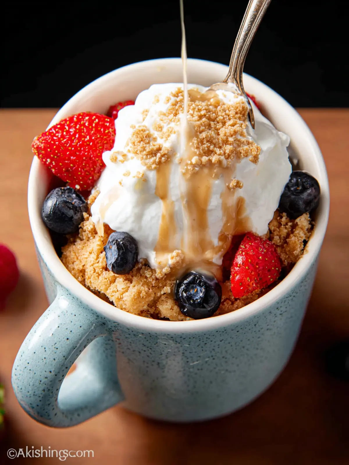 Oatmeal Mug Cake First Image