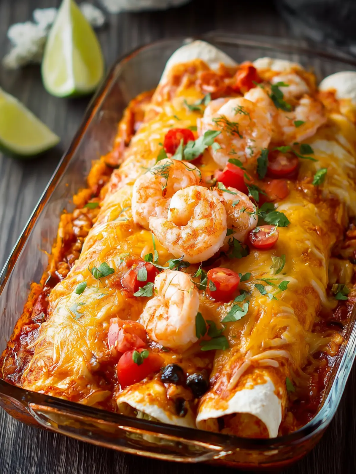 Shrimp Enchiladas First Image
