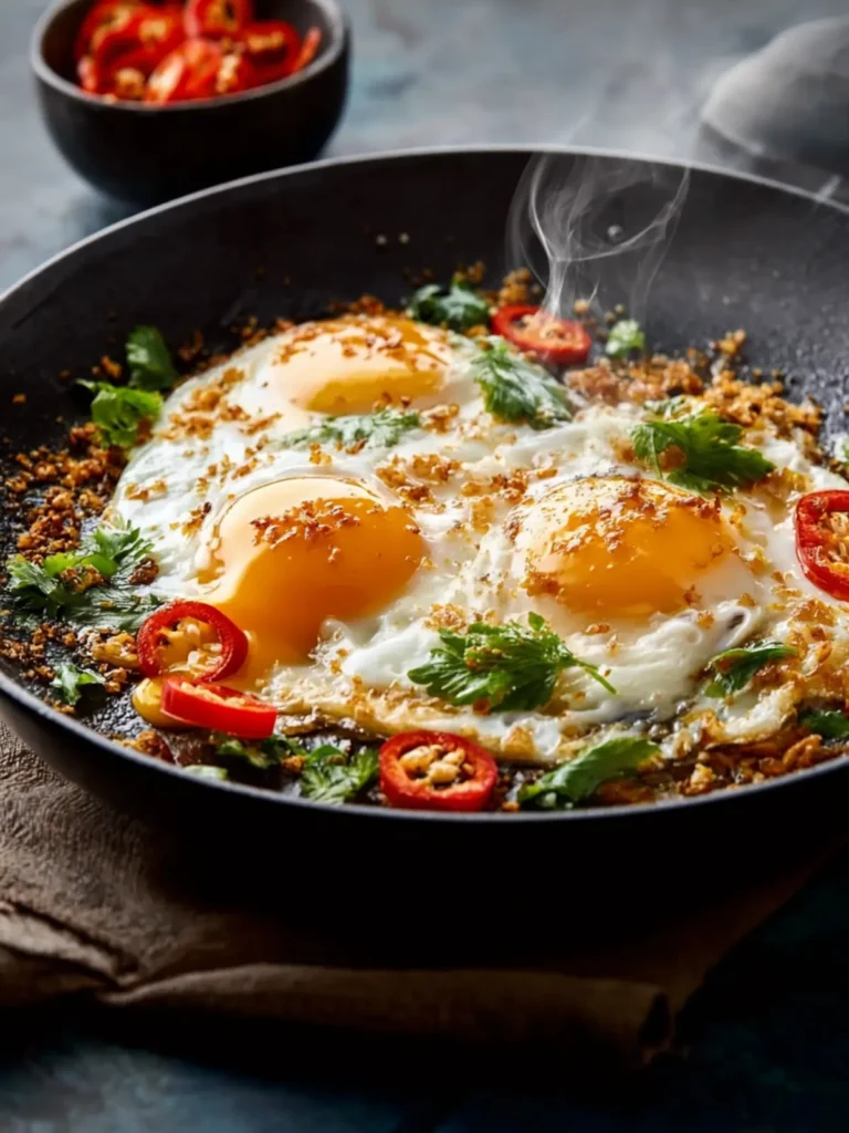 Spicy Fried Eggs First Image