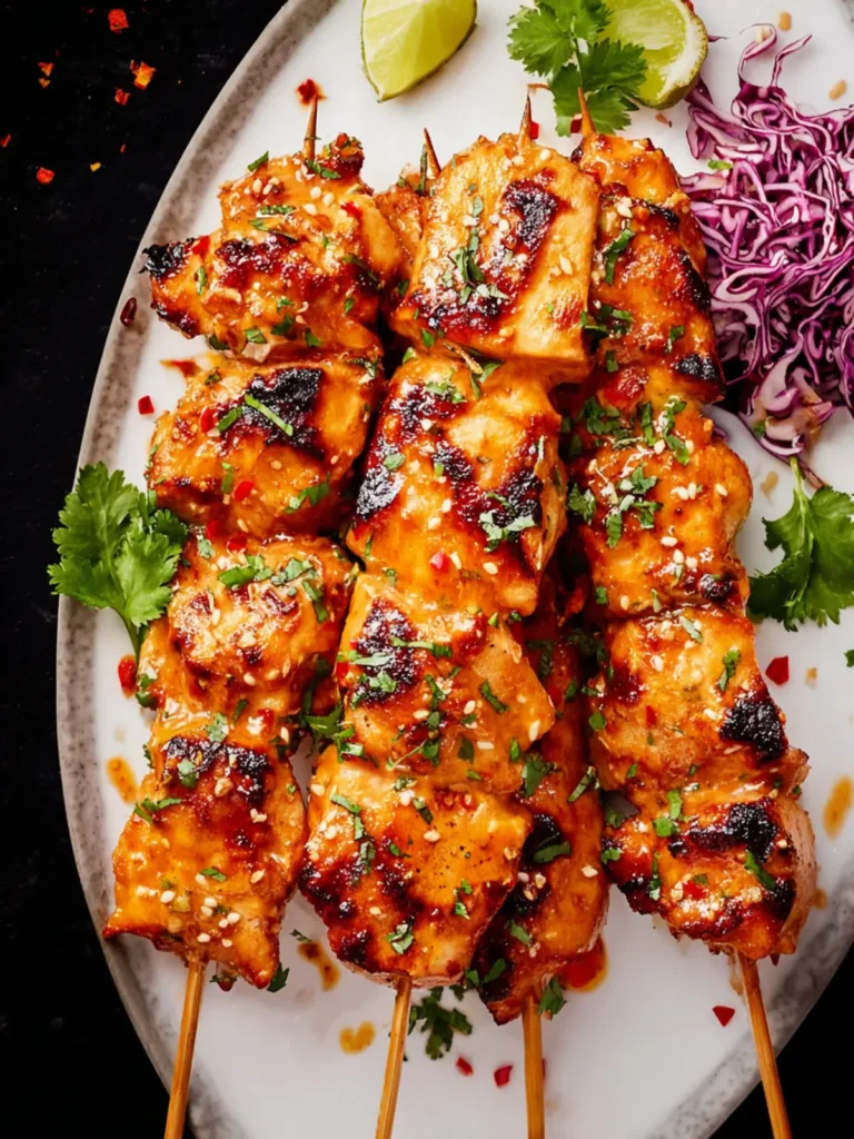 Air Fryer Bang Bang Chicken Skewers First Image