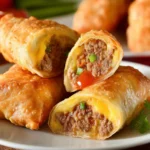 Cheeseburger Egg Rolls – The Perfect Party Snack First Image